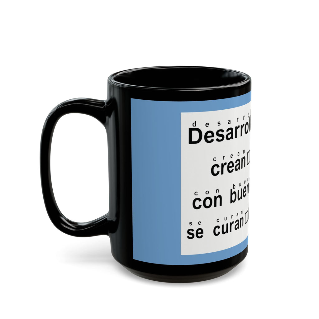 Spanish version of Developers cure Problems Coffee Mug — Funny Programmer Office Gift (11oz/15oz)