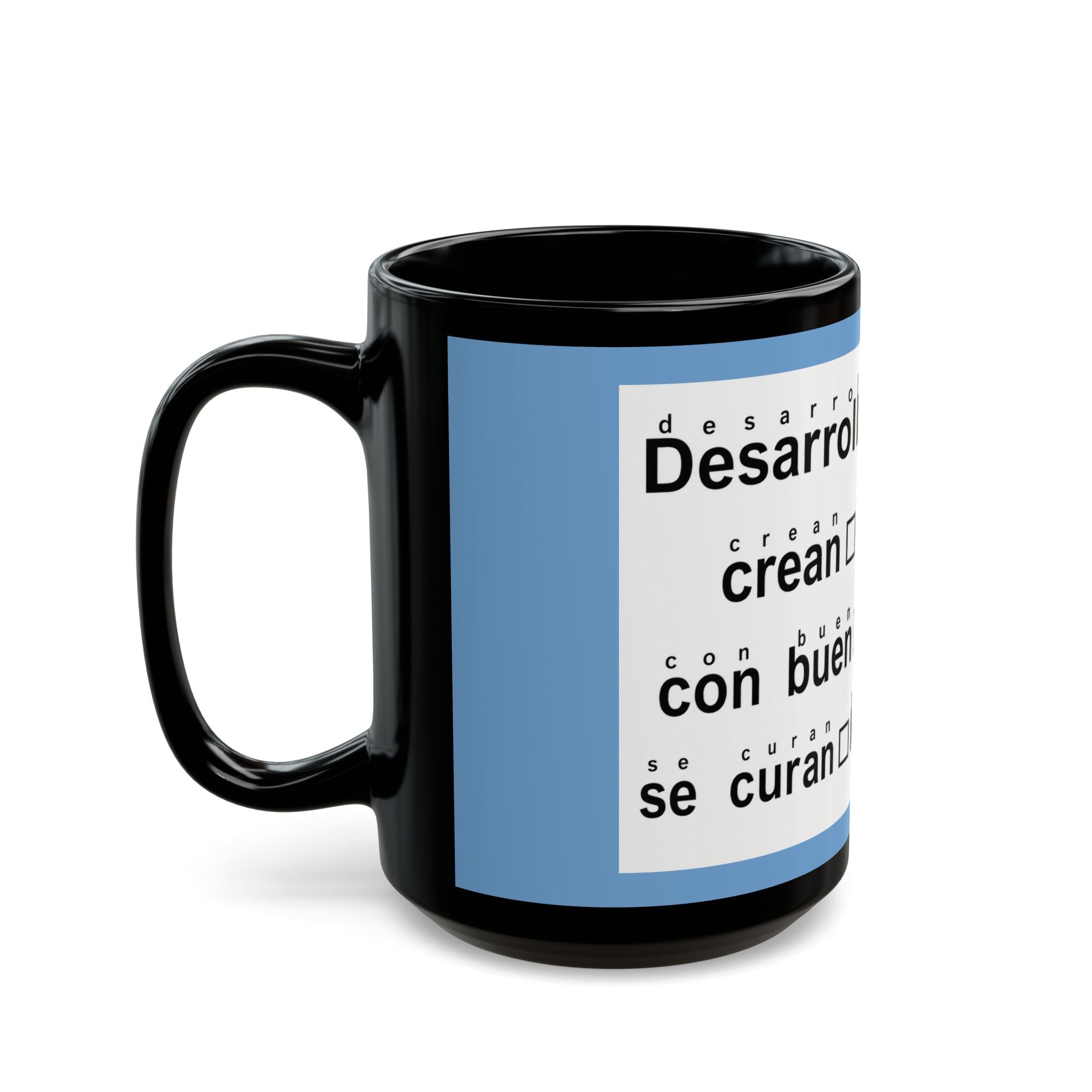 Spanish version of Developers cure Problems Coffee Mug — Funny Programmer Office Gift (11oz/15oz)
